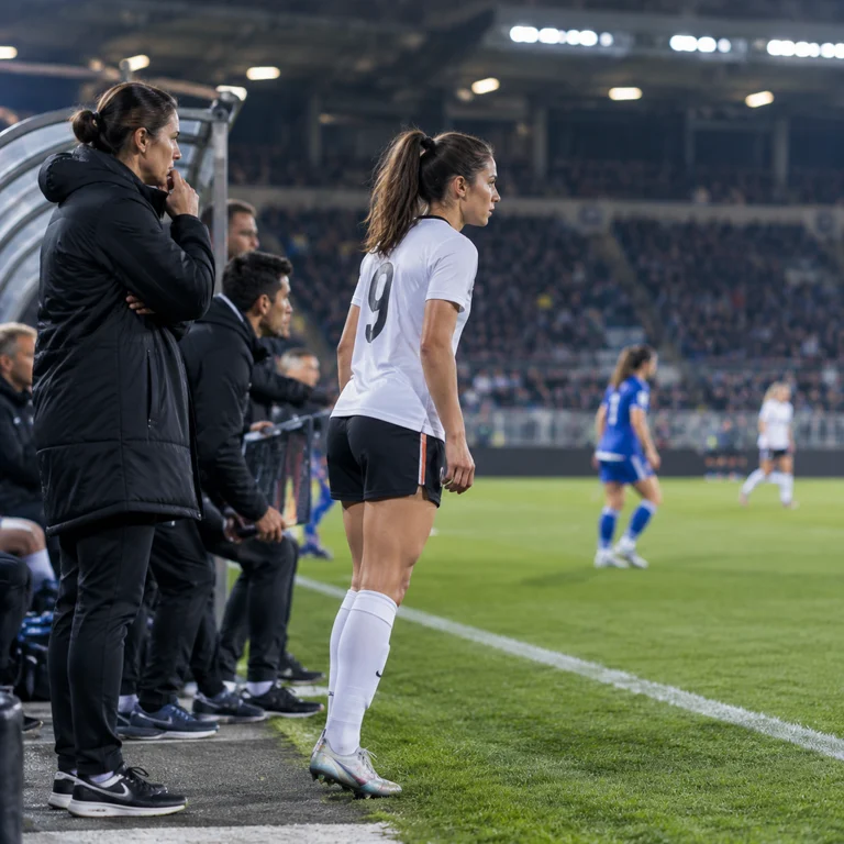 邵子钦在比赛第56分钟替补登场的赛事画面